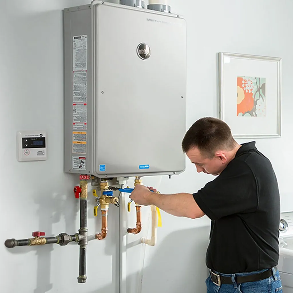 tankless water heater repair in Merit, TX